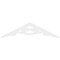 Ekena Millwork Pitch Robin Architectural Grade PVC Gable Pediment, 48"W x 12"H x 1"P (6/12) GPP048X012X100ROB - alternate 5